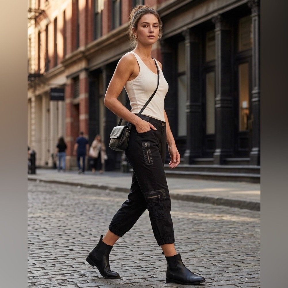 bebe Cargo Capri Joggers